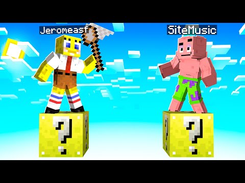 SpongeBob SquarePants Lucky Blocks In Minecraft Skywars