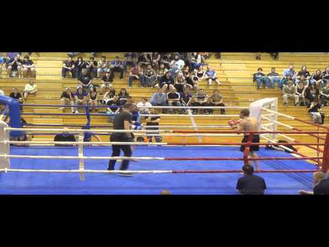 Barton James HTC vs Damon Nichols Hobart PCYC Muay Thai 71KG (Modified Thai) October 19th 2013
