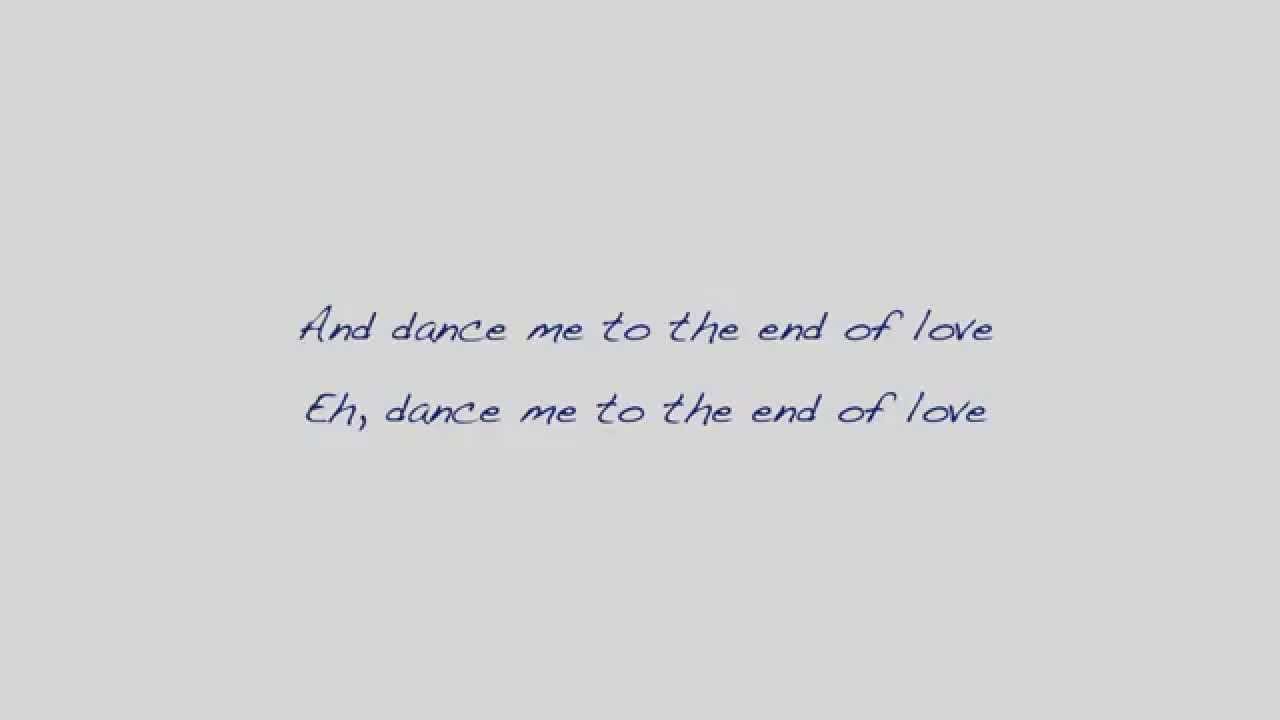 Leonard Cohen - Dance Me To The End Of Love (lyrics) HD