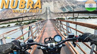 Best Valley to ride in INDIA? Nubra, part 1 - India Motovlog EP55