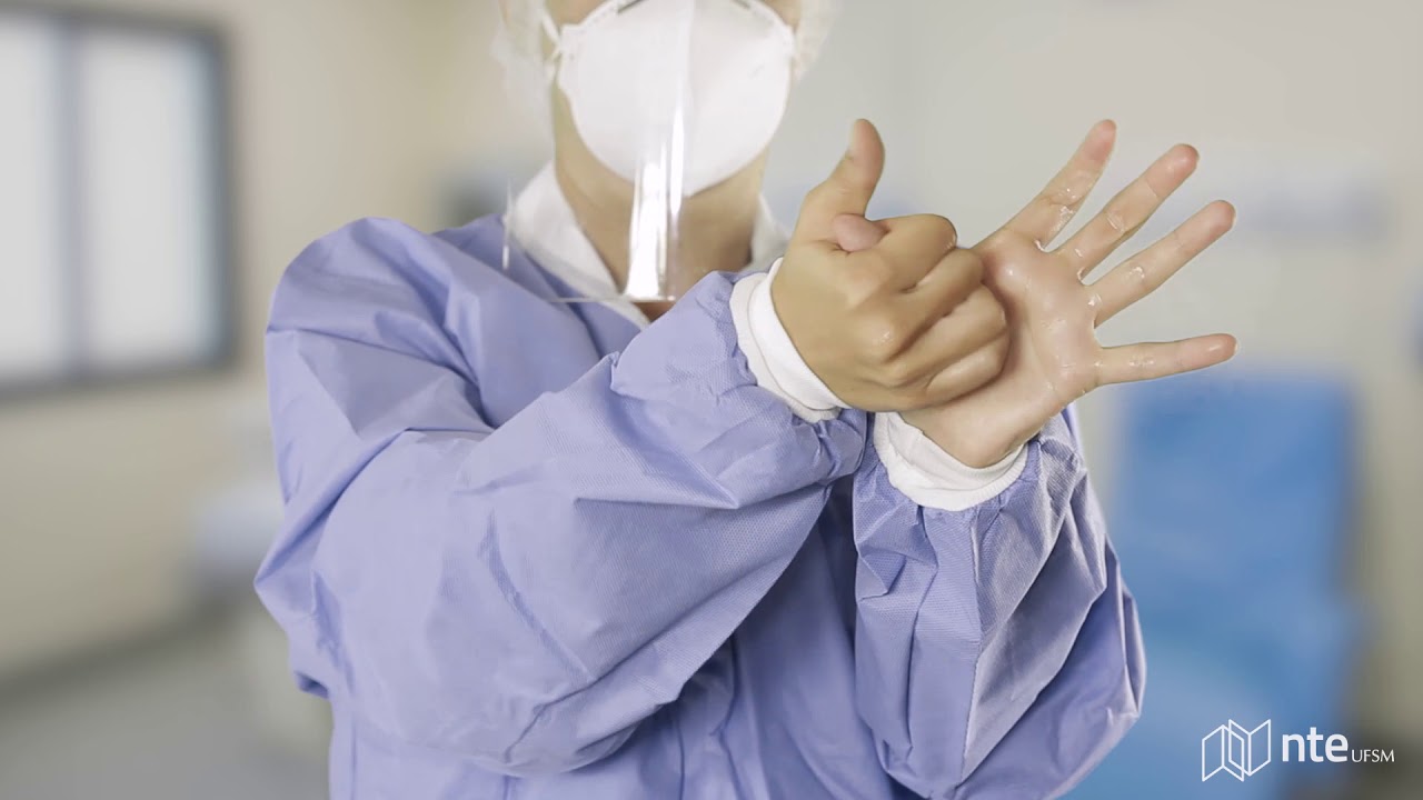 COVID-19: Colocação e remoção de EPIs