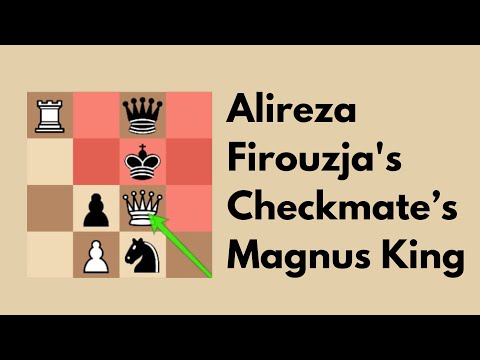 Lo straordinario scacco matto di Alireza Firouzja contro Magnus Carlsen | Difesa scandinava