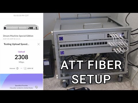 ATT 2 & 5 Multi Gig Fiber Setup