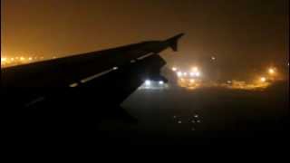 preview picture of video 'CA4111 Night Landing at Beijing Capital Airport'