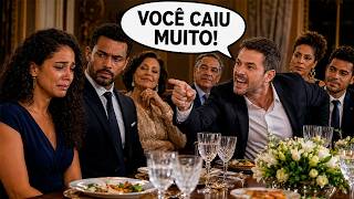 Meu ex-marido me humilhou no almoço de família. Até meu marido bilionário se levantar e revelar...