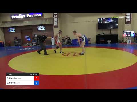 2018 Marine Corps US Open/UWW Junior Freestyle 79 Con 16 #1 - Casey Randles (WWRTC) Vs. Cody Surra