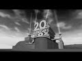 REUPLOAD 20th Century Fox Ident B W