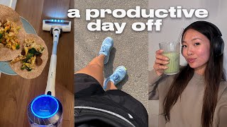 productive day in my life | clean with me, running, weekly planning