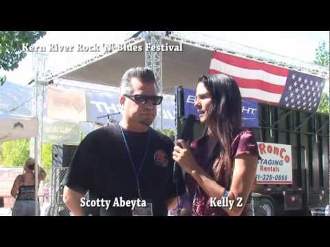 Scotty Abeyta (Rip Cat Records) Chats With Kelly Z @ Kern River Rock 'N' Blues Fest 2012