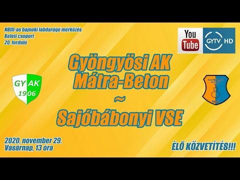 GYAK - Mátra-Beton ~ Sajóbábonyi VSE
