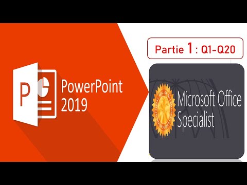 Microsoft PowerPoint 2019 Certification Part 1