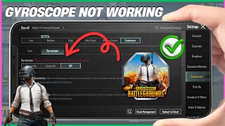 How To Fix Gyroscope Not Working In Pubg Mobile (2025) | Enable Gyroscope In Pubg Mobile | Bgmi