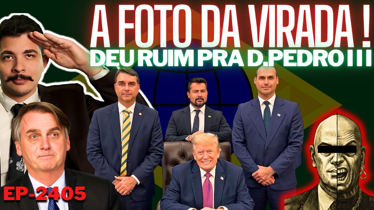 A Foto da Virada: FLÁVIO e Eduardo CALAM o REGIME + Deu Ruim Pra D.Pedro III + A Mentira da IA