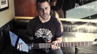 Video thumbnail for Mike D'Antonio of Killwitch Engage talking about his new Ibanez signature bass MDB3 by Ibanez Guitar