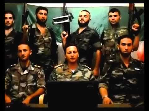 انشقاق العقيد الركن أسامة محمد كنعان من مرتبات لواء التأمين الإلكتروني الأول مع رفاقه وانضمامهم إلى كتيبة رجال الحق في حمص