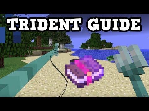 ibxtoycat - Minecraft Aquatic Update - How To Find & Enchant The TRIDENT
