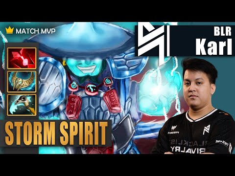 Storm Spirit Mid | BLR.Karl | WTF KARL STORM SPIRIT 23-0 READY FOR TI 12 | 7.34 Gameplay Highlight