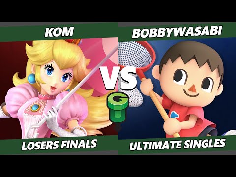 Game Underground Losers Finals - KOM (Peach) Vs. BobbyWasabi (Villager) SSBU Ultimate Tournament