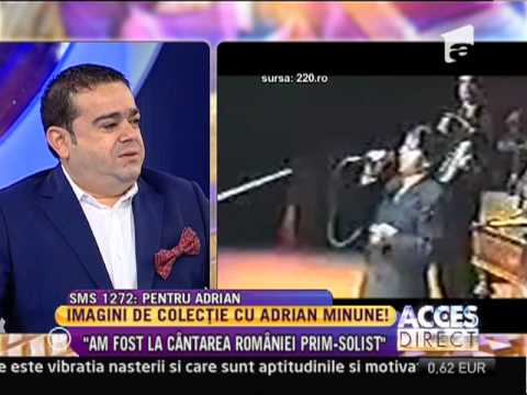 Imagini de colecţie cu Adrian Minune, din anii '90!