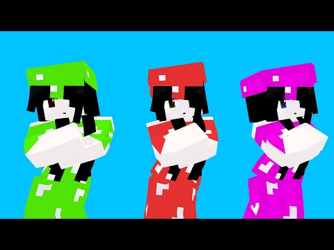 MONSTER SCHOOL :ELEMENTAL SADAKO SISTERS SUPER IDOL MEME - MINECRAFT ANIMATION