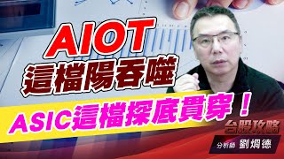AIOT這檔陽吞噬，ASIC這檔探底貫穿！｜台股攻略｜劉烱德 (圖)
