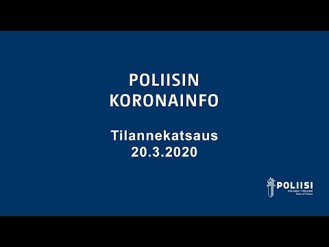 Poliisin koronainfo 20.3.2020