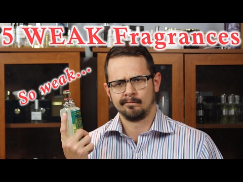 5 Weak Fragrances | No Performance Frags!