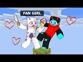 Stuck On ONE BLOCK With CRAZY FAN GIRL