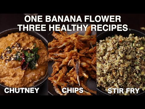 banana flower recipes | banana blossom recipes | how to clean banana flower
