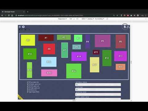 Javascript Smart Div Rectangle Packer Algorithm