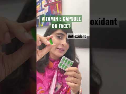 Vitamin E for skin| Vitamin E capsules for skin| Vitamin E capsule for face|  #shorts