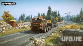 SNOWRUNNER: Lifeline Mission in Washington Region | Kolob 74760 Heavy Rescue Run