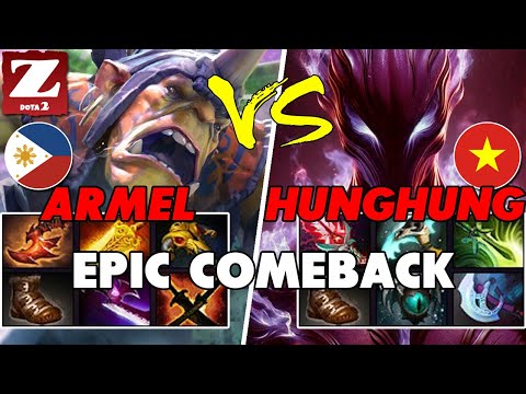 ARMEL (ALCHEMIST) Mid vs HUNGHUNG (SPECTRE) Carry - Epic Battle Of Pro Dota 2 Players - Z Dota 2