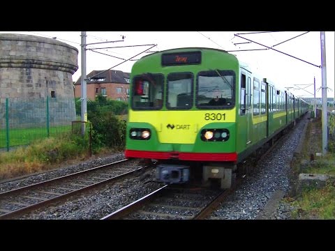 IE 8300 Class Dart Train number 8301 - Booterstown, Dublin