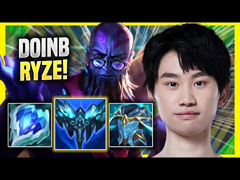 DOINB DOMINATING WITH RYZE! - LNG DoinB Plays Ryze MID vs Corki! | Season 2022