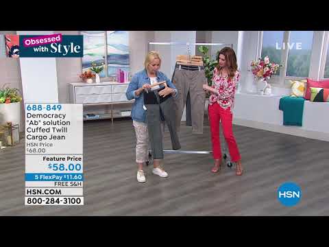 Democracy "Ab" solution Cuffed Twill Cargo Jean