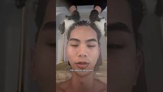 they poured HOT TEA on my head during this scalp treatment 🍵😦