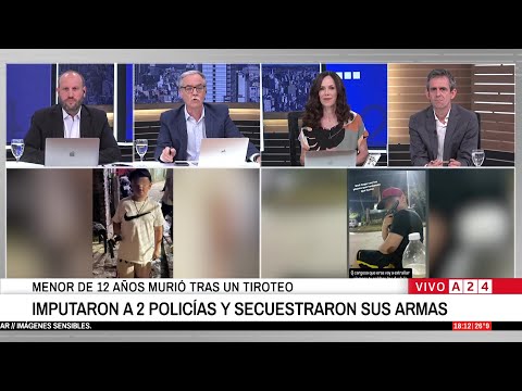 🔴 MENOR DE 12 AÑOS MURIÓ TRAS UN TIROTEO: IMPUTARON A 2 POLICÍAS Y SECUESTRARON SUS ARMAS