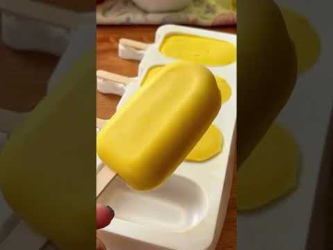 Sladoled od manga🥰 Recept u opisu 🍀  #viralvideo #recipe #kuhinja #dessert #icecream #dessertfood