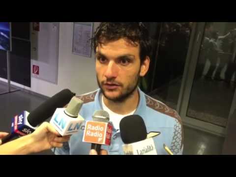 Marco Parolo al termine di Bayer-Lazio