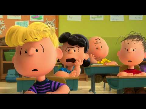 The Peanuts Movie 2015 official trailer frame with Charlie Brown and Snoopy in 3D style