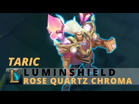 Luminshield Taric Rose Quartz Chroma - League Of Legends