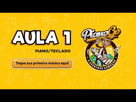AULA 1 de Piano/Teclado (Para Crianças e adultos)