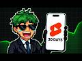I Posted Shorts For 30 Days And Lost My Mind