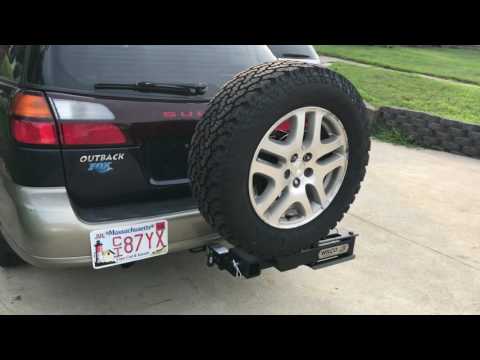 Wilco Off-road Hitchgate tire carrier | Subaru Outback