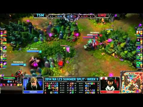 League Of Legends TSM Bjergsen Yasuo VS LMQ Xiaoweixiao Khazix Hlighlits