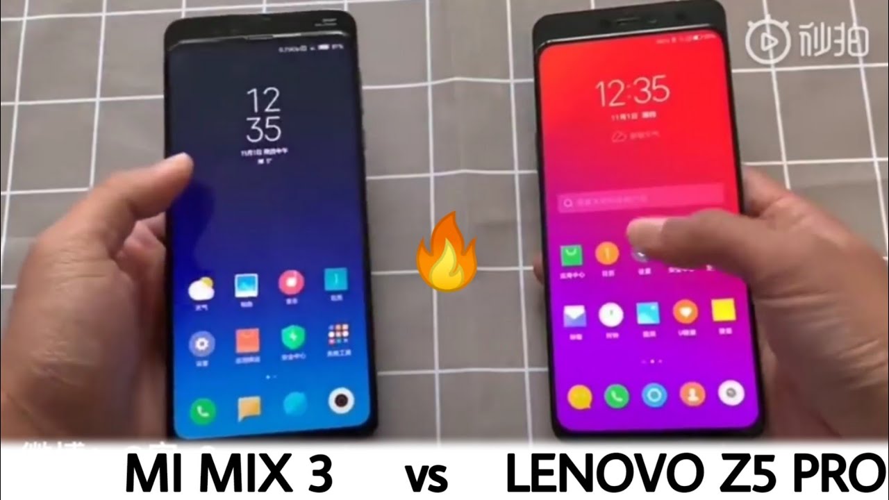 Mi MIX 3 vs Lenovo Z5 Pro Comparison | Speed test, Camera, benchmark 🔥🔥