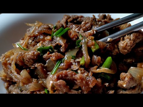 Korean-style BBQ Beef | Bulgogi | Easy Beef Recipe