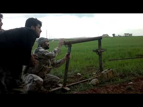 استهداف مقرات قوات النظام في منطقة بريديج في ريف حماة بواسطة صاروخ محلي الصنع من قبل حركة أحرار الصوفية