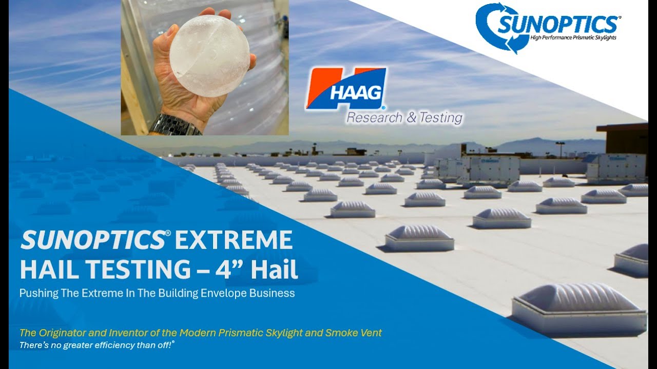 HAIL YES — 4" Hail Testing